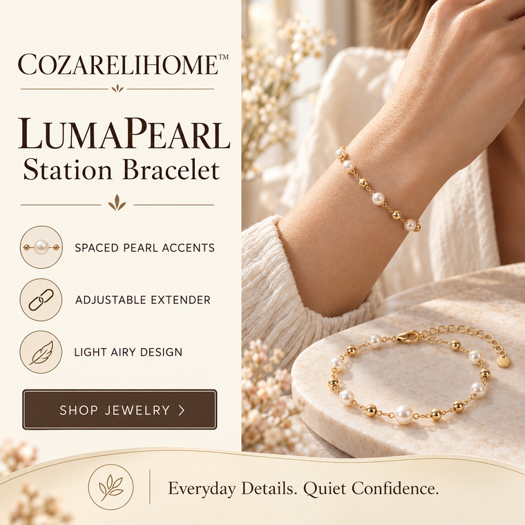 COZARELIHOME™ LumaPearl Station Bracelet