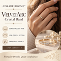 COZARELIHOME™ VelvetArc Crystal Band